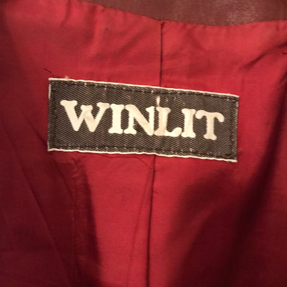 Red Leather Jacket - Picture 2 of 4